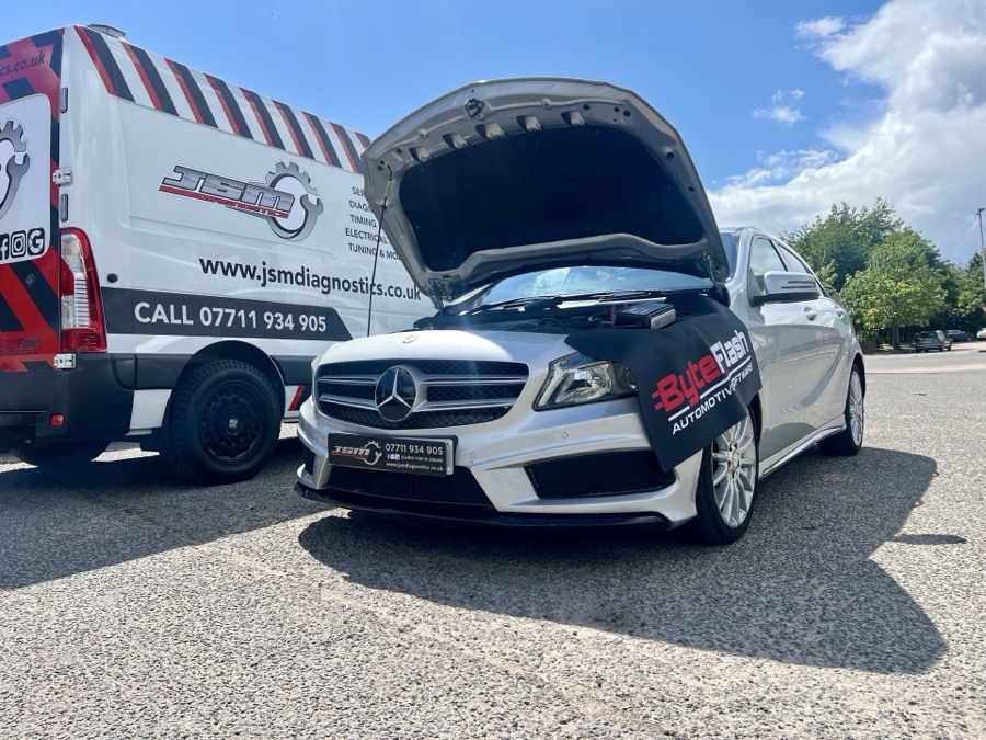 JSM van attending mobile service at customer location